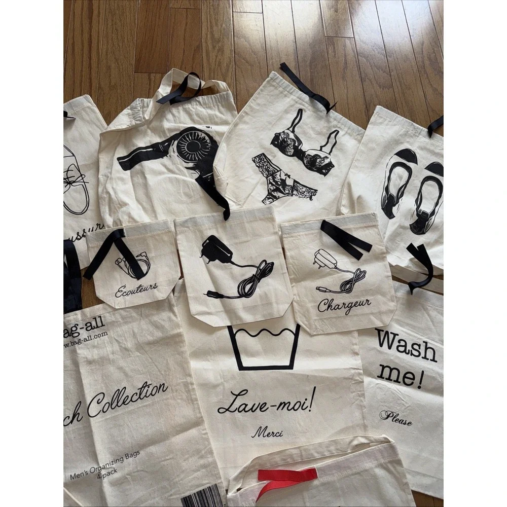 Bag All Packing Bags Drawstring‎ Close Set Of 13 Never Used. 4533 All Sizes
